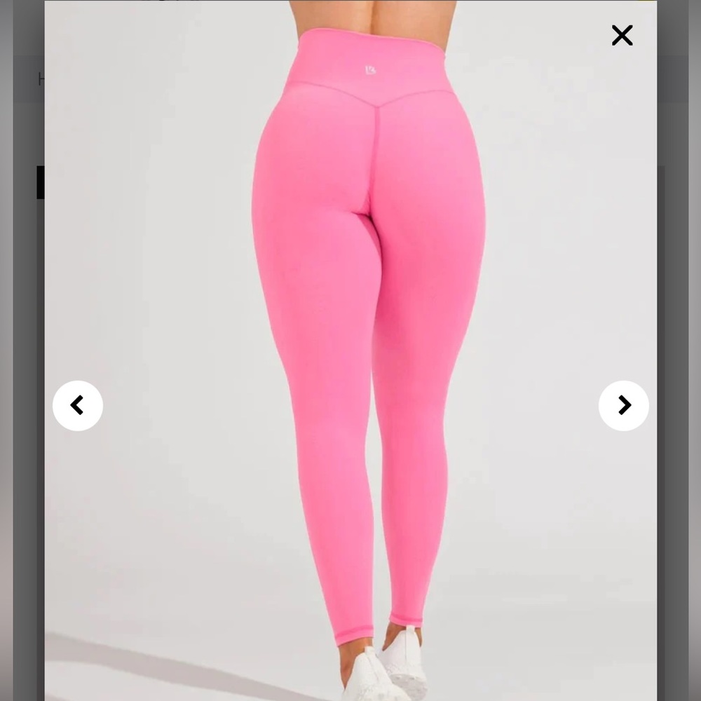 Buff Bunny hot pink high waisted workout leggings